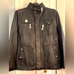 New Black Toronto Leather Jacket from Andres Velasco F730